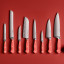 Wusthof Classic Chef's Knife, 20cm - Coral Peach with other knives