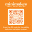 NOMU Mini Makes Spiced Cake Batter, 300g QR code for recipes.
