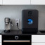 Daan Tech Bob Dishwasher Eco-Compact  - Matte Black plugged on a 2-pin socket