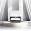 Hobot Legee Lulu Charging & Cleaning Station on the display