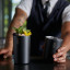 MiiR Vacuum Insulated Highball Tumbler, 410ml - Black on the bar table