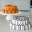 MasterClass Non-Stick Cast Aluminium Decorative Cake Tin, Tiered with the cake
