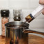 LK's Pot, Brush & Injector Basting Set, Set of 3 filling the injector with sauce