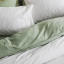 Thread Office Sage Washed Cotton Duvet Cover Set