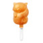 Zoku Cat & Dog Ice Pop Mold orange