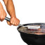 OXO Good Grips Hot Clean Grill Brush cleaning the grill