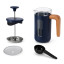 La Cafetiere Pisa 3-Cup Cafetiere - Navy angle