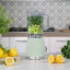 Smeg Retro Jug Blender, 1.5L - Pastel Green with green juice ingredients