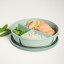 Mepal Cirqula Bento Bowl - Nordic Sage with food