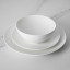 Yuppiechef Porcelain Dinnerware, Set of 12 on counter