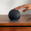 Amazon Echo Dot 5th Gen Smart Speaker - Charcoal on the table showing scale