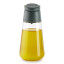 Lekue Oil Bottle, 400ml angle with oil