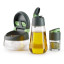 Lekue Salt Cellar, 500ml with an oil bottle and spice shaker