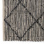 Thread Office Morpeth Rug in Charcoal, 240cm x 330cm corner close up