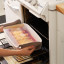 W & P Large Stretch Baking Lids, Set of 3 in a oven