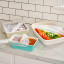 W & P Large Stretch Baking Lids, Set of 3 on the kitchen counter with casserole dishes 