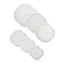 W & P Round Reusable Stretch Lids, Set of 6