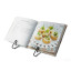 Clix Book and Tablet Stand angle with a book