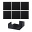 Bar Butler Leatherette Square Coasters, Set of 6