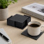 Bar Butler Leatherette Square Coasters, Set of 6