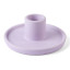 Alkaline Small Candlestick Holder  - Lilac