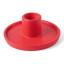 Alkaline Small Candlestick Holder  - Red