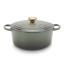 Le Creuset Thyme Signature 4.2 Litre Round Cast Iron Casserole, 24cm