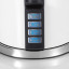 Graef Variable Temperature Cordless Kettle, 1.5L - White button detail