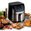 Kenwood Digital Airfryer, 7L - Stainless Steel with food