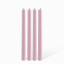 Okra Candle Traditional Dinner Candle, Set of 4 - Pale Pink