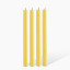 Okra Candle Traditional Dinner Candle, Set of 4 - Poppy Yellow