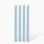 Okra Candle Traditional Dinner Candle, Set of 4 - Duck Egg Blue