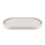 Alkaline Pill-Shaped Bathroom Tray - Bone White