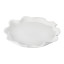 Le Creuset Stoneware Ruffle Serving Platter, 36cm - White