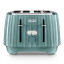 DeLonghi Ballerina 4-Slice Toaster, 1800W - Laguna Green angle