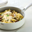 Wolstead Mineral Non-Stick Cookware, Set of 4 - Ivory with food on the table