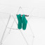 Brabantia Sock Holder, Set Of 2 - Black on the hanger with socks