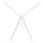 Brabantia Hangon Drying Rack, 25m - Fresh White angle