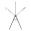 Brabantia Hangon Drying Rack With Hanging Rod, 25m - Black angle