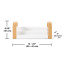 Umbra Bellwood Three-Tier Spice Shelf measurements 