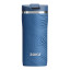 Zoku Stainless Steel Travel Mug, 350ml - Blue Wavy