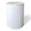 Native Decor Fluted Marble Storage Side Table