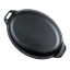Victoria Enamelled Oval Serving Cast Iron Griddle - Medium