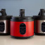 Appetite Automatic Pap Maker Deluxe with Auto Stir - Red and other colours on the table
