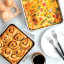Nordic Ware Square Baking Pan, 20cm on the table