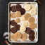 Nordic Ware Prism Half Sheet Baking Tray with cookies
