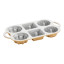Nordic Ware Geo Bundtlette Pan, 6-Cups angle