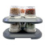 FinaMill Stackable Triangular Tray angle with finapods
