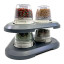 FinaMill Stackable Triangular Tray angle with finapods
