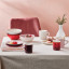 Le Creuset  La Collection Petits Fours Cereal Bowls, Set of 4 on the table with mugs